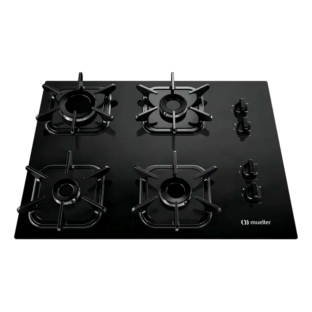 Cooktop Mueller a Gás 4 Bocas MCG4BK