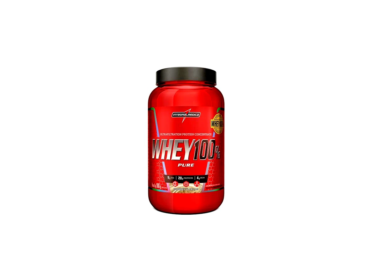 Integralmédica Whey 100% Pure Cookies and Cream 900g